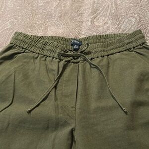 J. Crew Hunter Green Cotton Jogger Pants